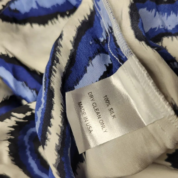 Anthropologie Amour Vert 100% Silk Skirt - Picture 5 of 5